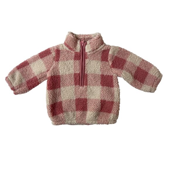 Carters Baby Outfit Set 3-Piece: Sherpa Jacket Jumpsuit & Pants Size 3M - New - Picture 3 of 9